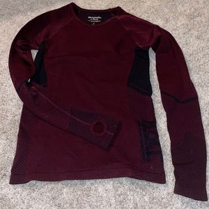 ABERCROMBIE *large* long sleeve tight exercise shirt